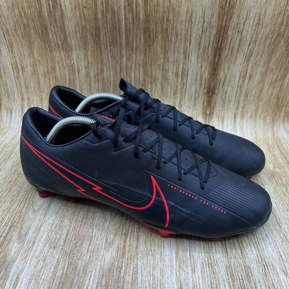 Nike Mercurial Vapor 13 Academy MG Men's Size 12 Bred Soccer Cleats AT5269-060